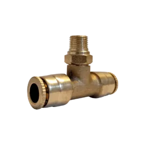 Línea 407 - Tee dos lados conector rápido tubo milimétrico