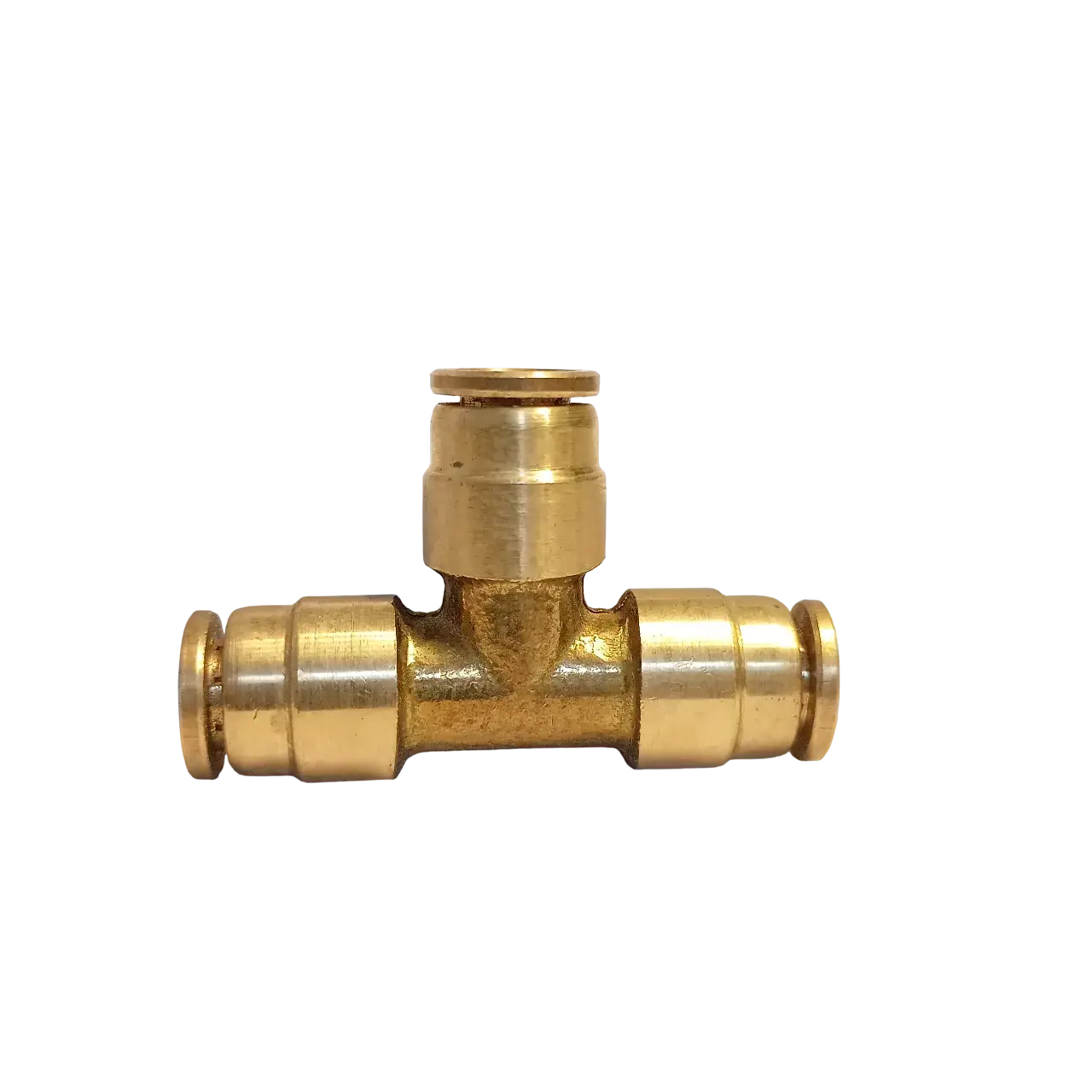 Línea 408 - Tee tres lados conector rápido tubo en pulgadas